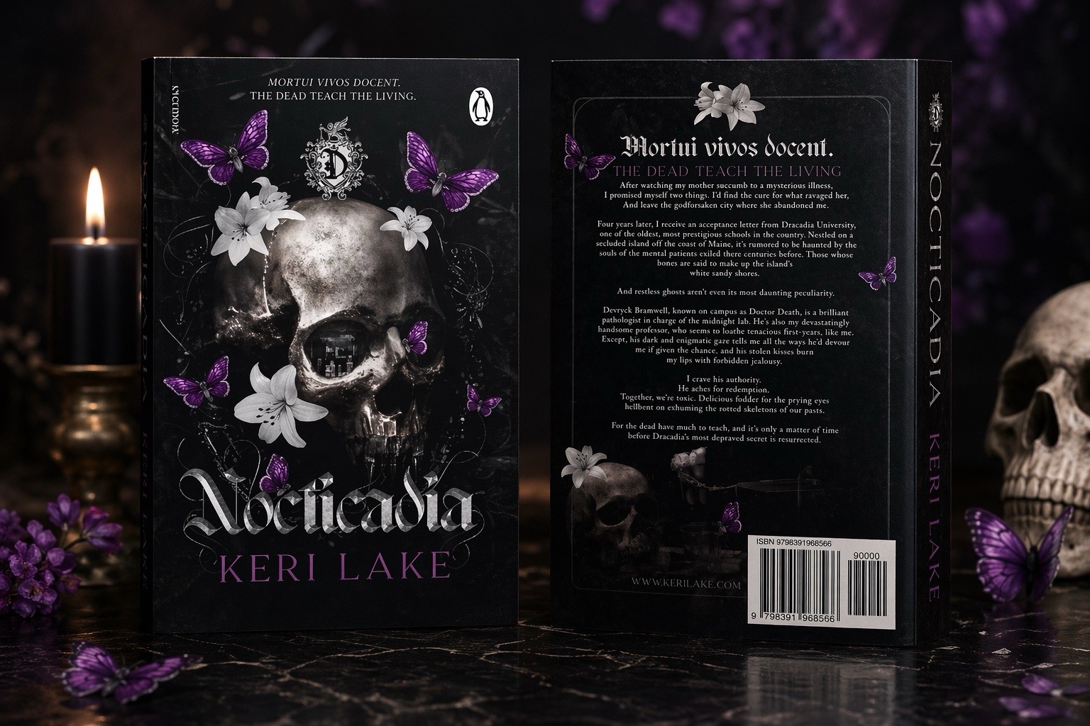 Nocticadia by Keri Lake, Gothic Dark Romance Book Paperback