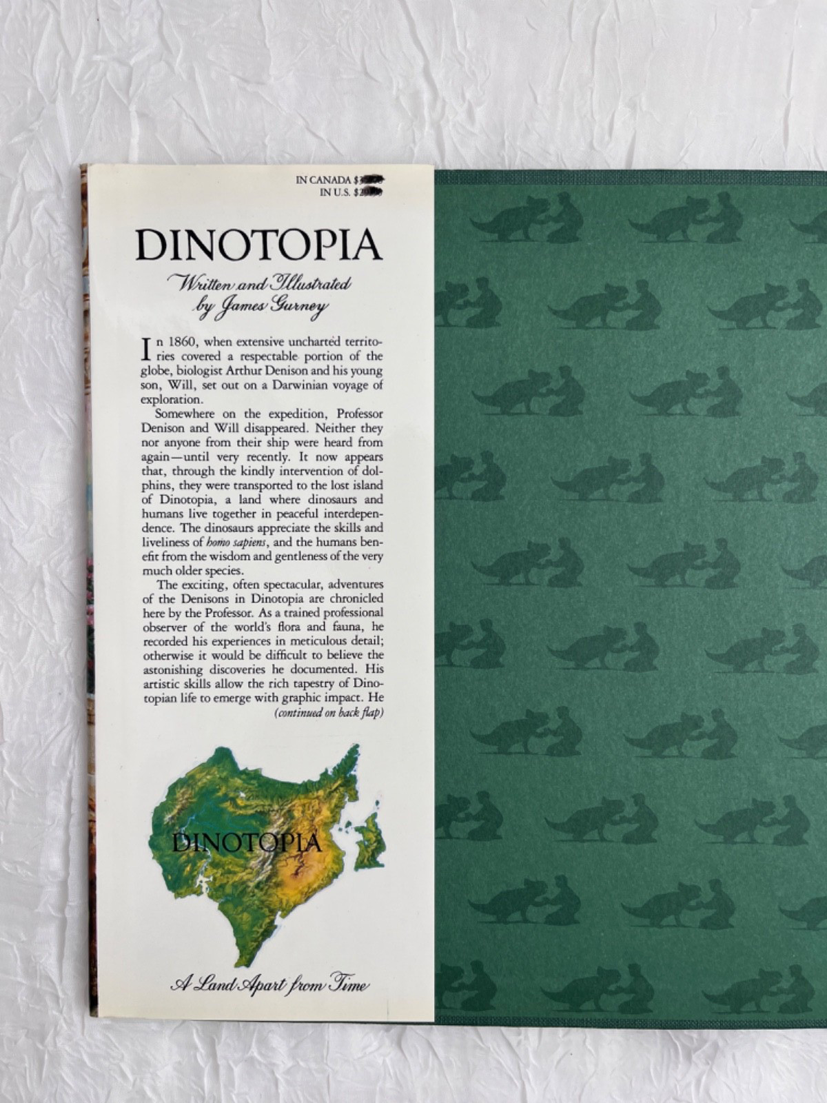 First Edition + Extras- Dinotopia by James Gurney – 1992 Collector’s HC Book