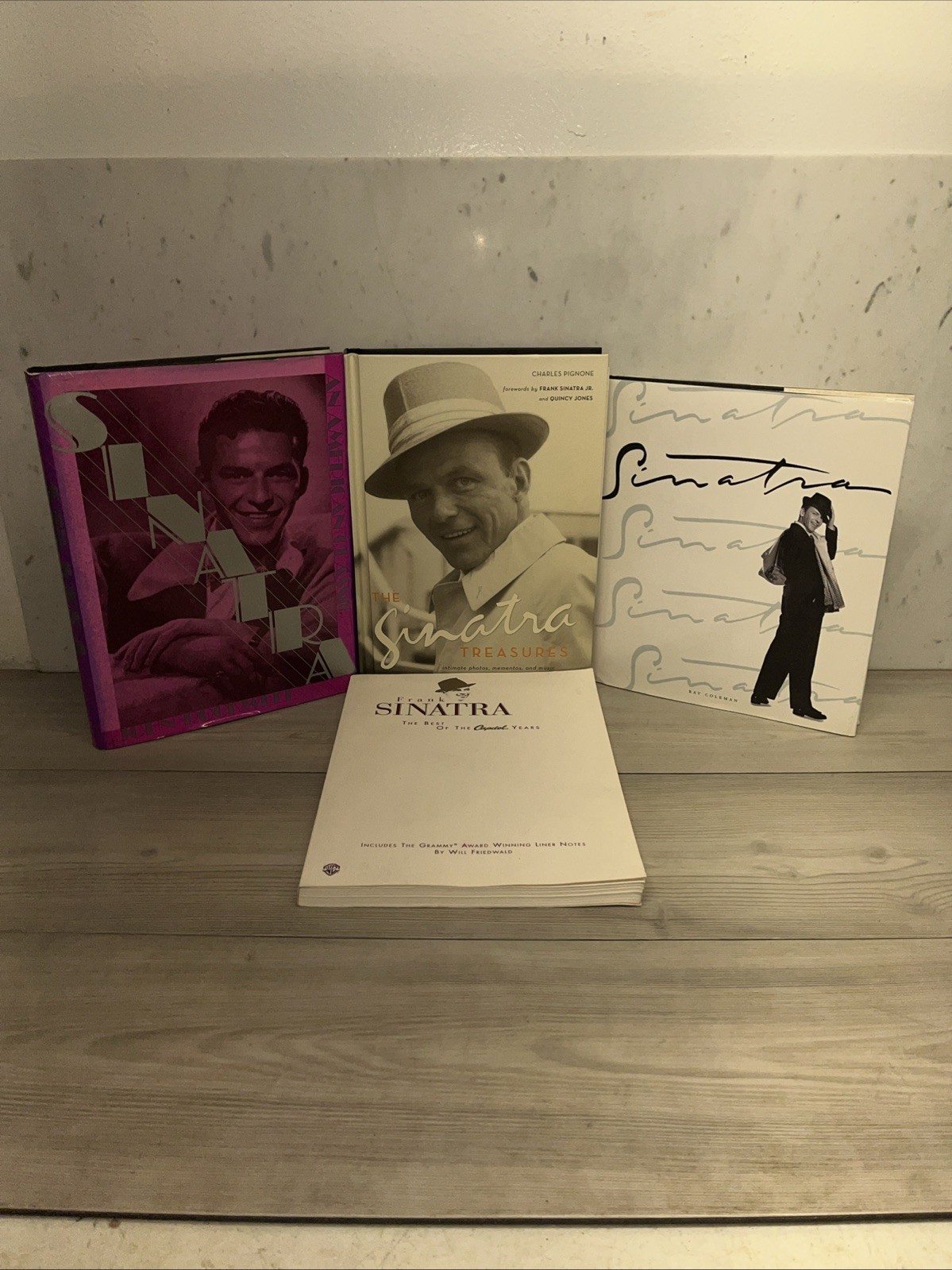 Lot Of 3 Frank Sanatra, Movie And Music Books! In Good Condition.