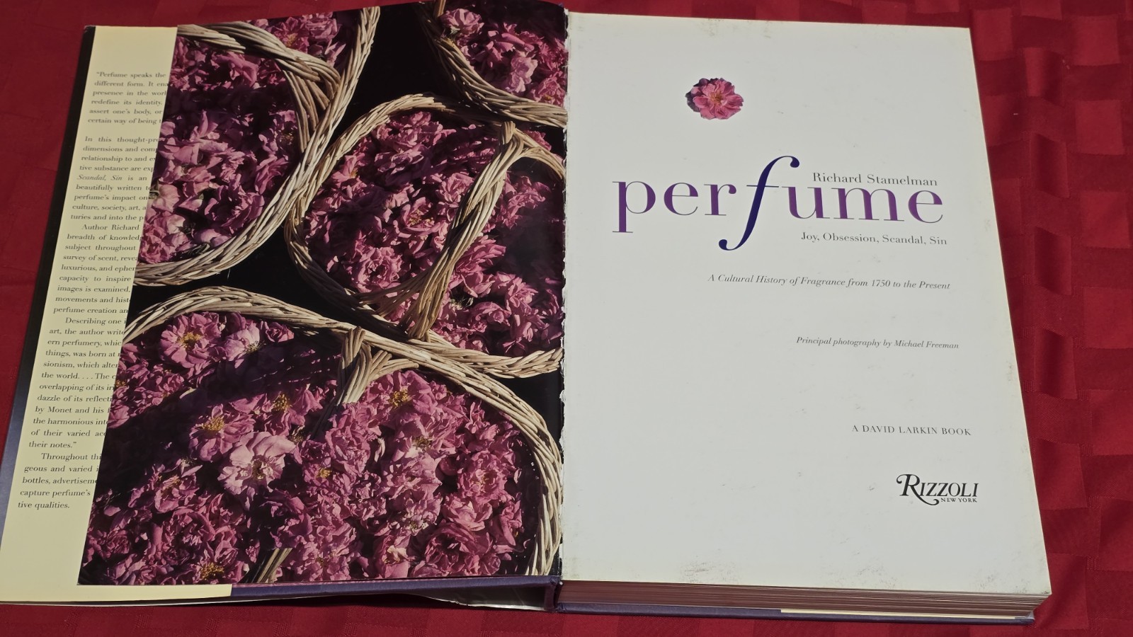 PERFUME: JOY, SCANDAL, SIN – A CULTURAL HISTORY OF By Richard Stamelman