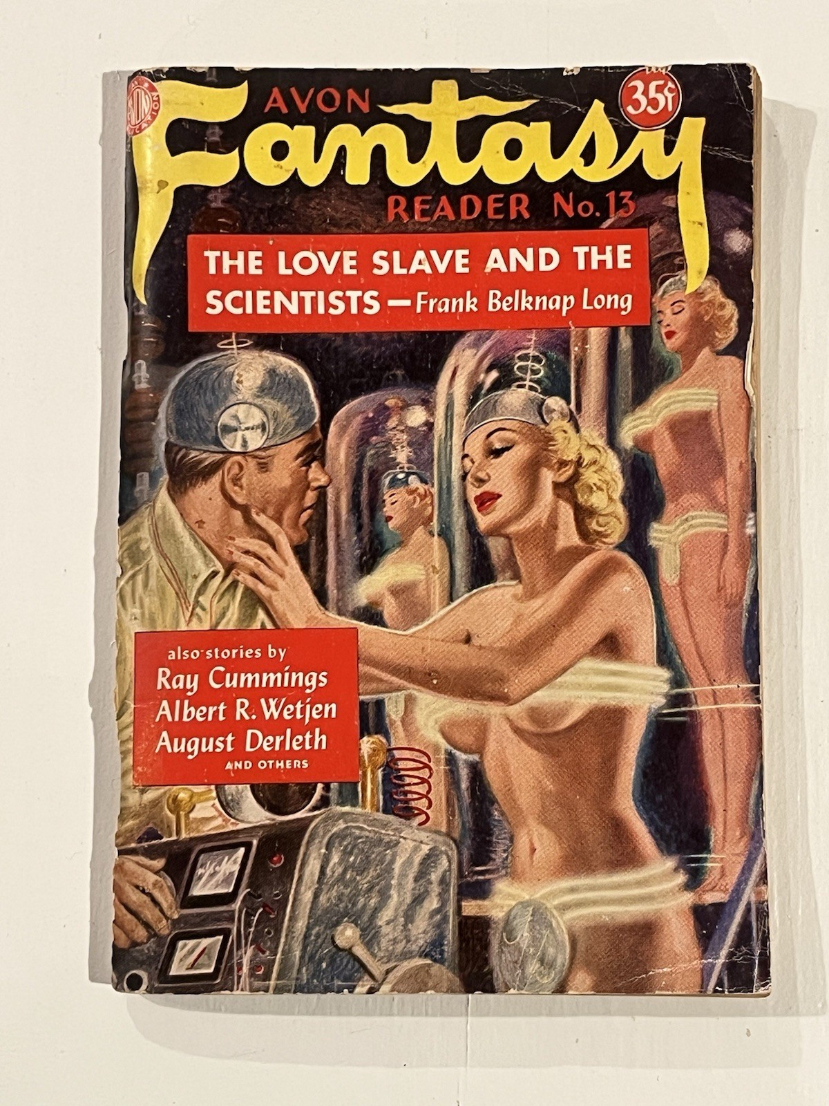 AVON FANTASY READER NO.13 The Love Slave and The Scientists by Frank Long VG
