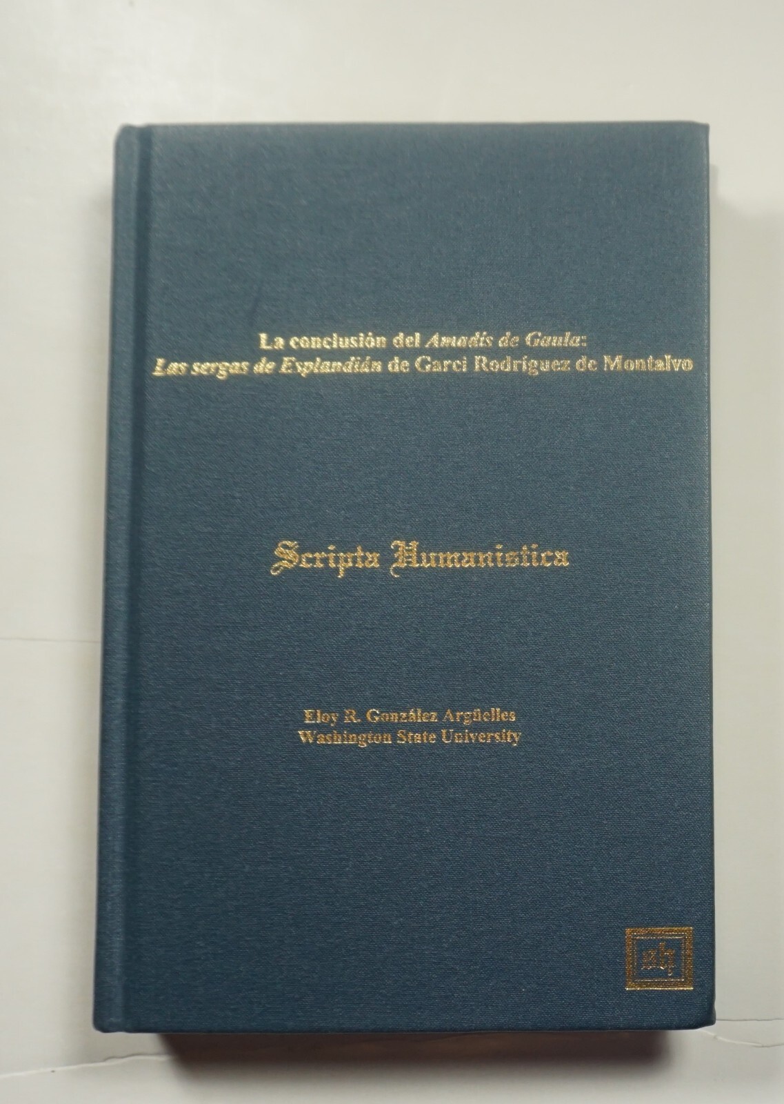 La conclusion del Amadis de Gaula 2001 Arguelles Spanish Chivalric Romance 1500s