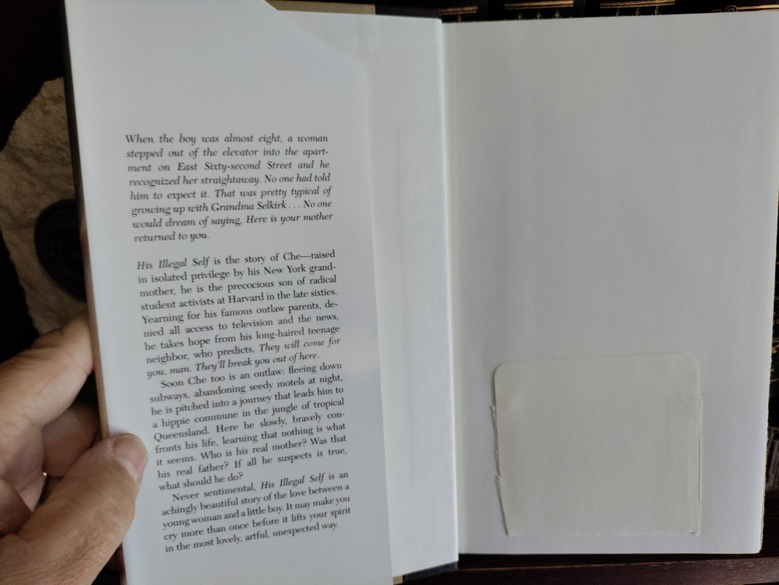 His Illegal Self_Peter Carey_HCDJ_1st Edition / 2nd Printng_Ex-library_Very Good