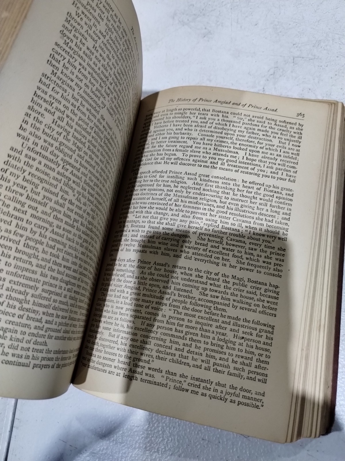 Antique “The Arabian Nights’ Entertainments” Book, 796 Pages