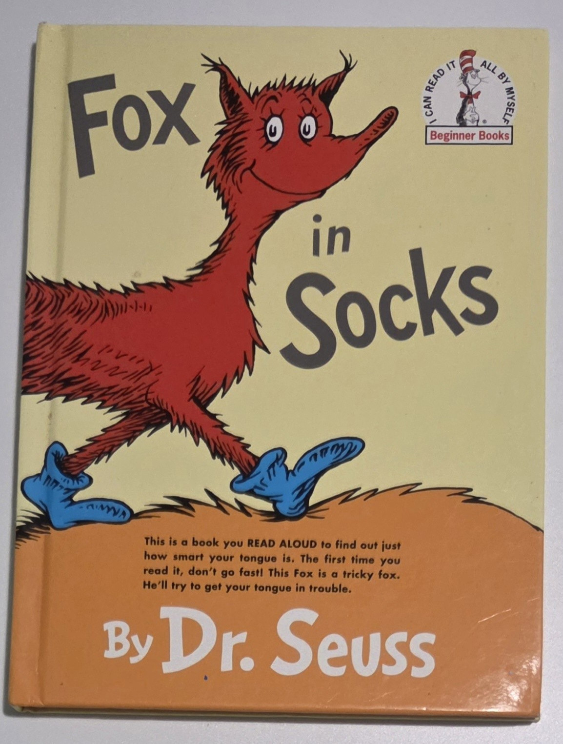 Fox in Socks Dr. Seuss Beginner Books Hardcover Illustrated Ages 4-8