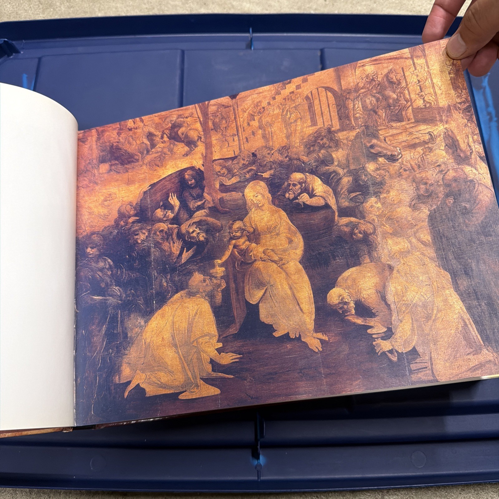Leonardo Da Vinci by D. M. Field Multicolor Illustrated Hardcover Book