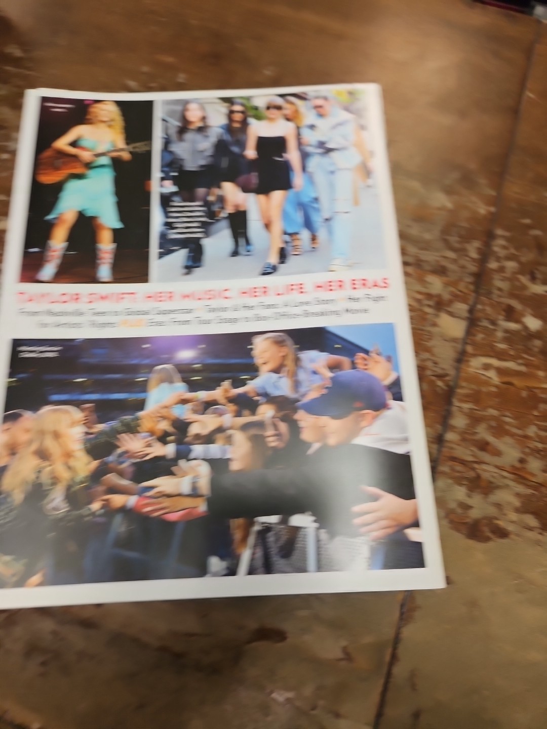 TAYLOR SWIFT BEYOND THE ERAS TOUR SPECIAL EDITION PEOPLE MAGAZINE 200 PHOTOS