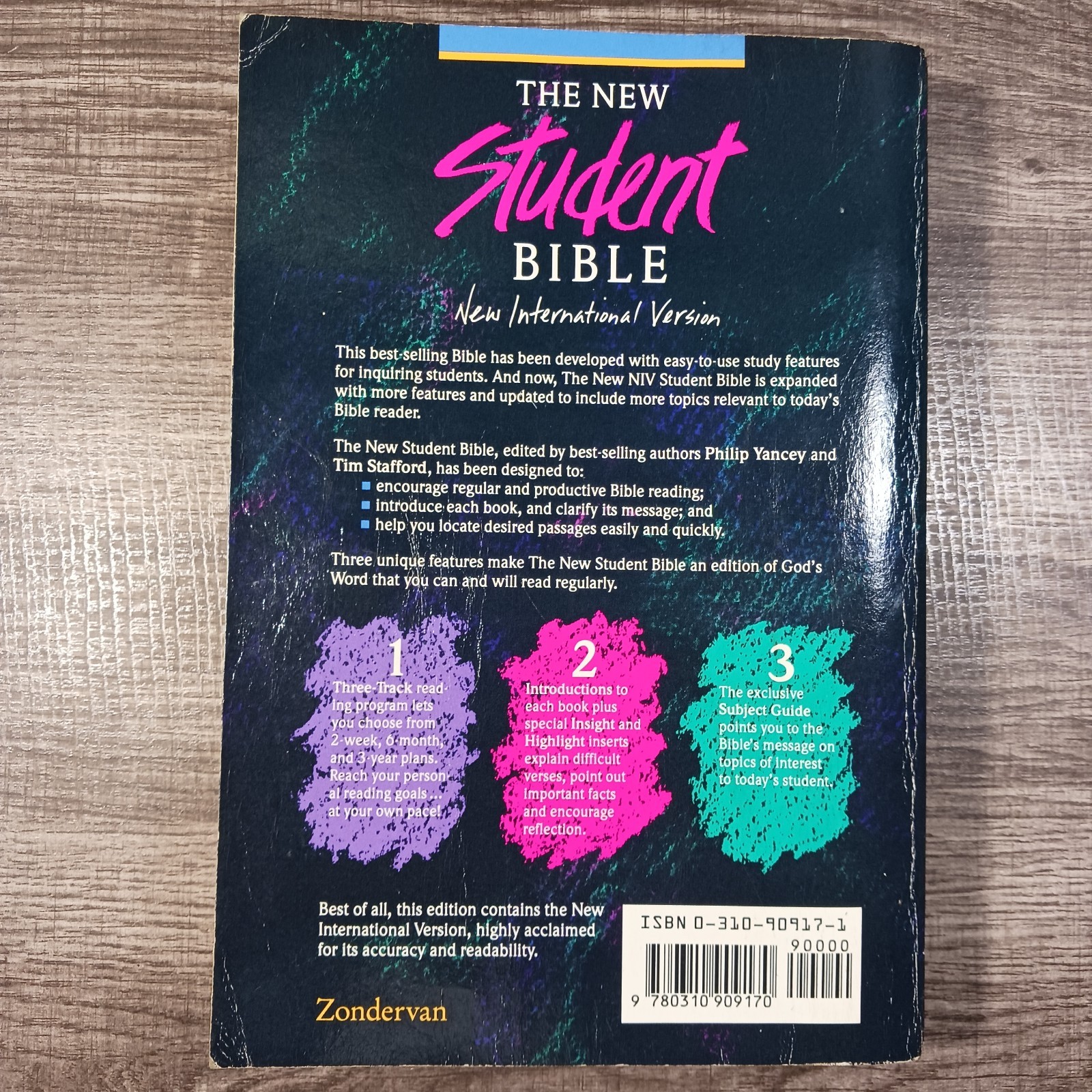 The New Student Bible International Version Expanded Updated Zondervan Paperback
