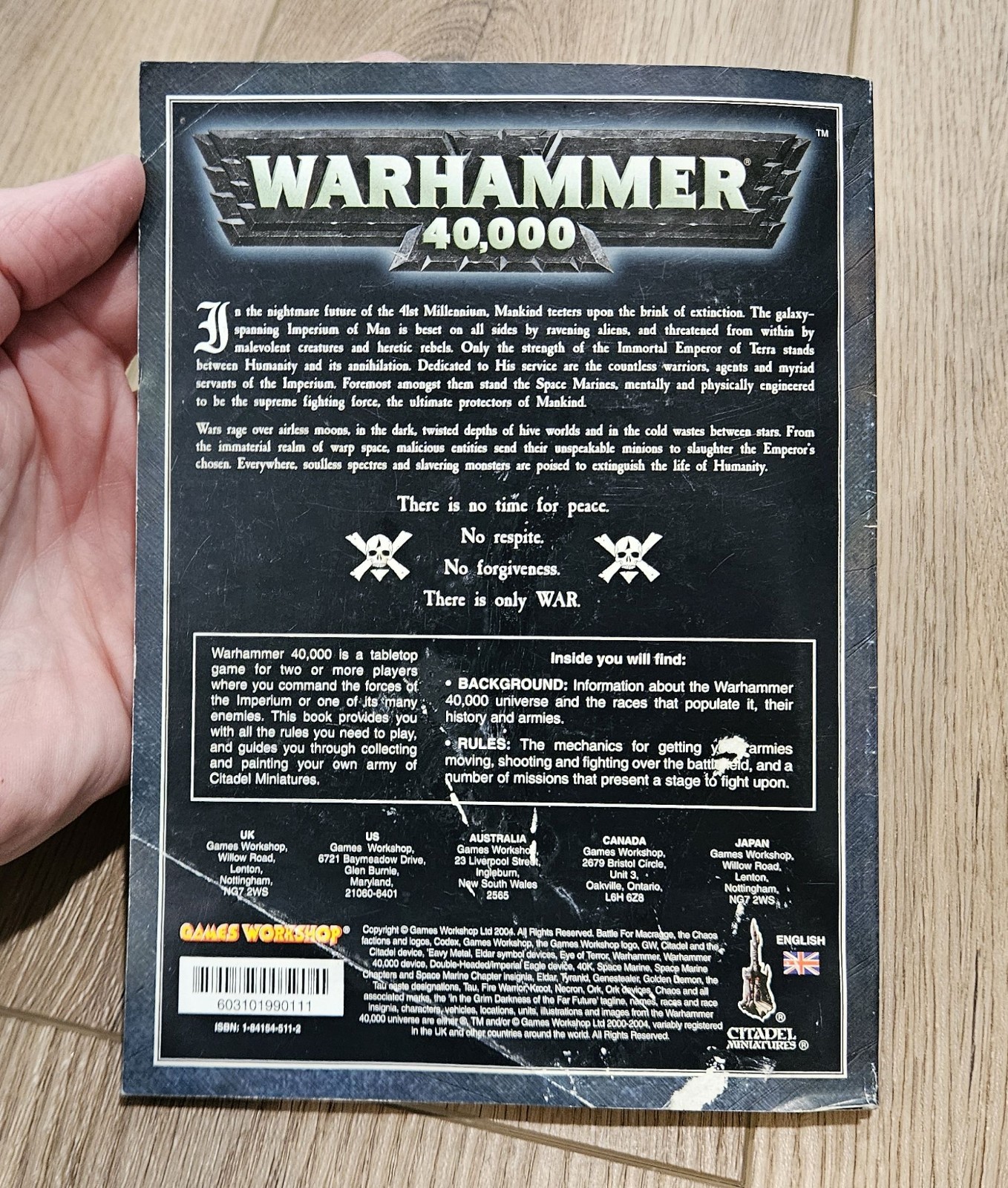 Warhammer 40,000 Rules Book by Games Workshop 2004