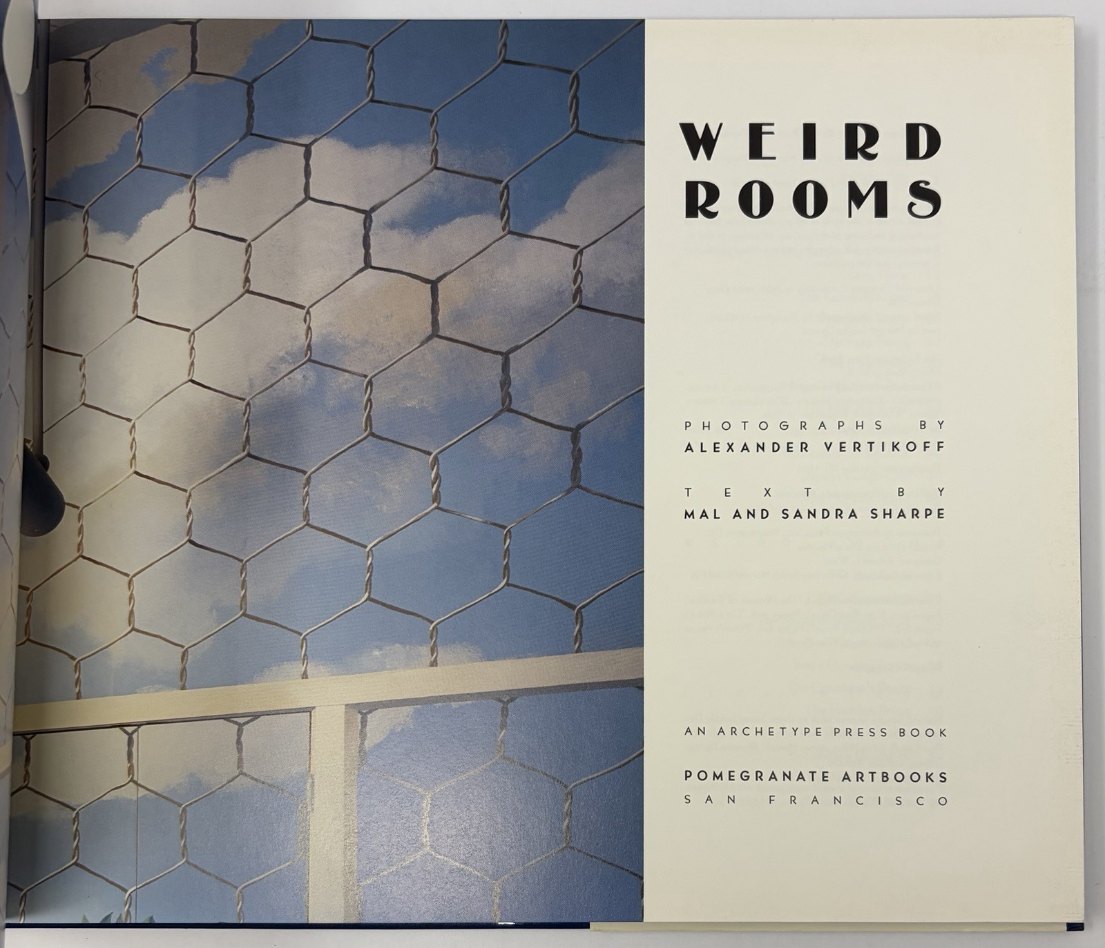 Weird Rooms by Sharpe 1996 Hardcover Book Interior Decorating Found Objects