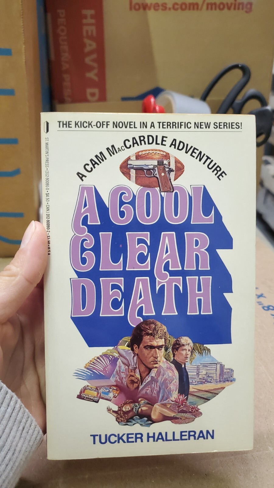 A Cool Clear Death By Tucker Halleran St. Martin’s Press 1986 Adventure