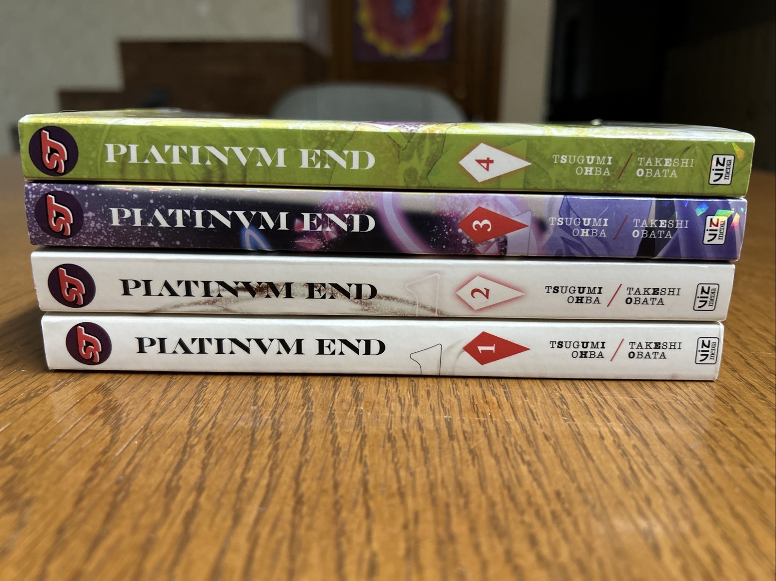 Platinum End English Manga Lot Vol 1 2 3 4 Viz Media Shonen Jump Tsugumi Ohba