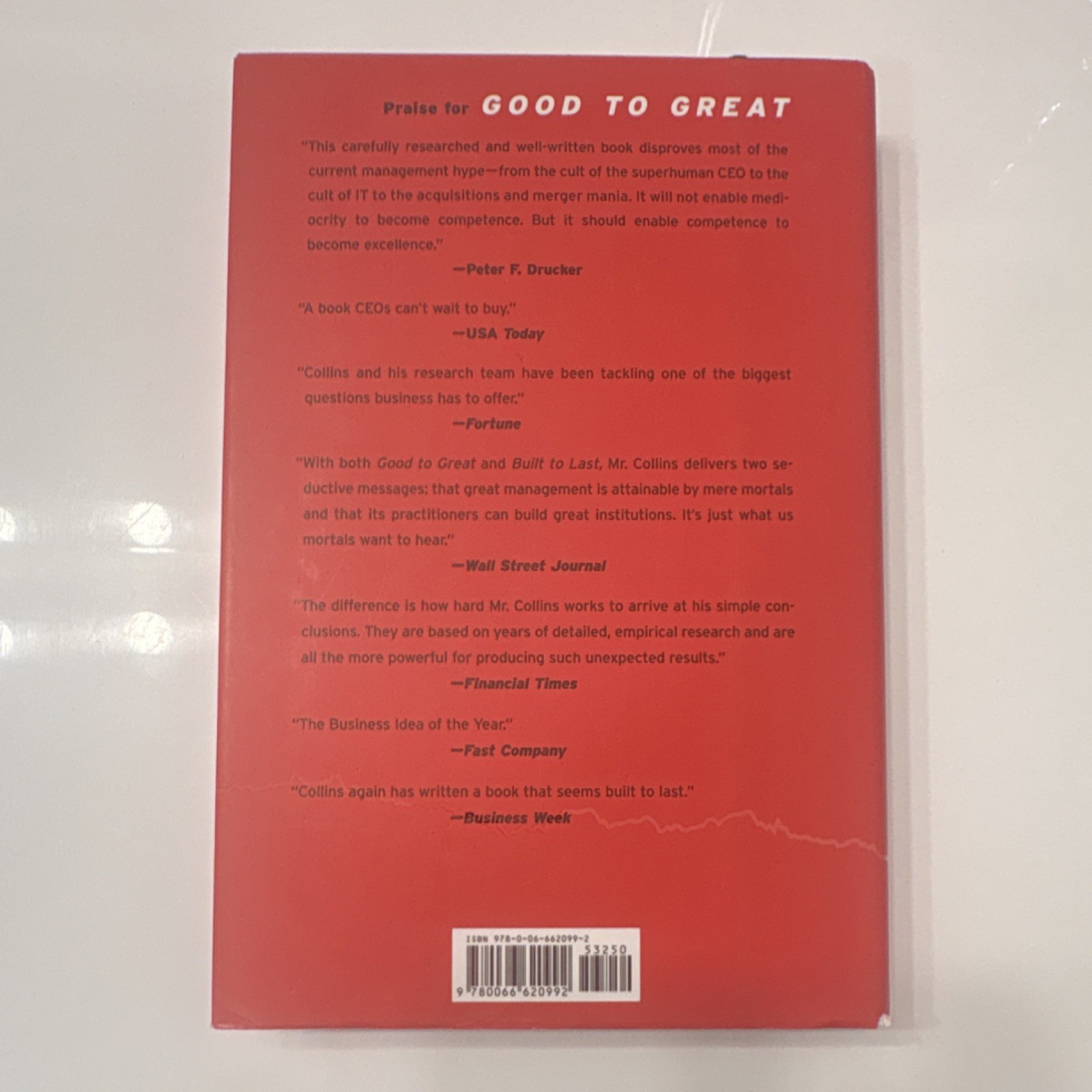 Good to Great by Jim Collins Hardcover Management Leadership Business Book
