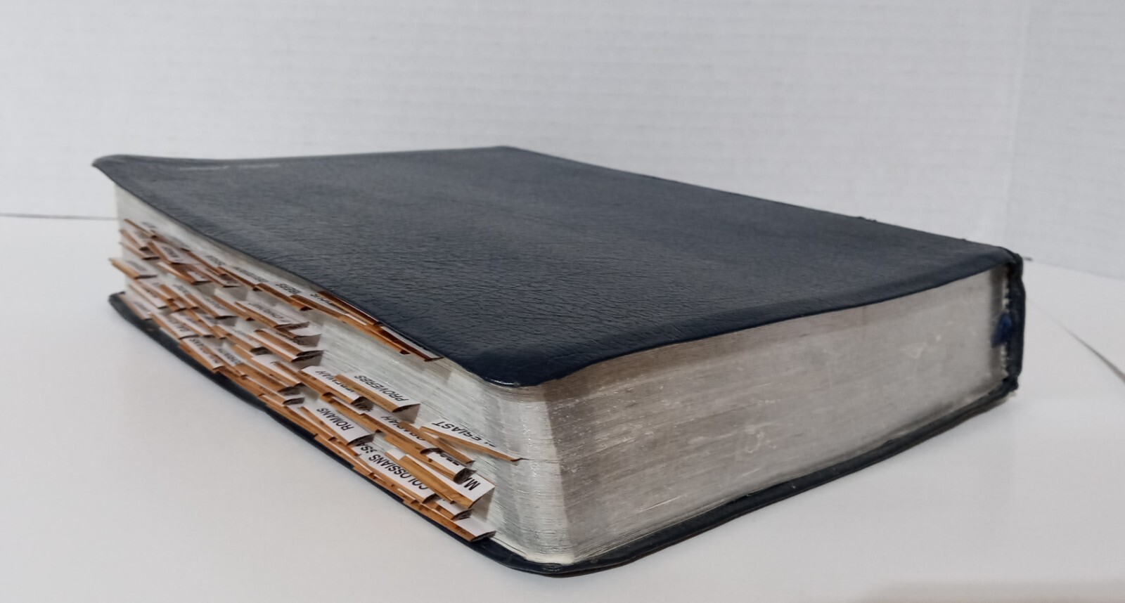 NLT Life Application Study Bible Blue Bonded Leather w/Index Tabs Tyndale 1997