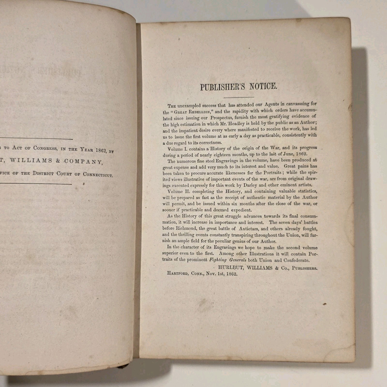 The Great Rebellion, A History of the Civil War in the United States 1863