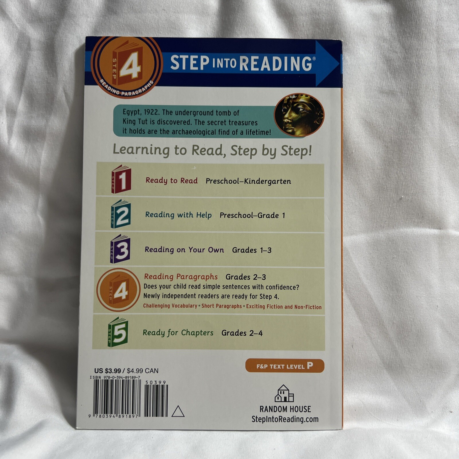 Step into Reading Ser.: Tut’s Mummy : Lost… and Found by Judy Donnelly (1988,