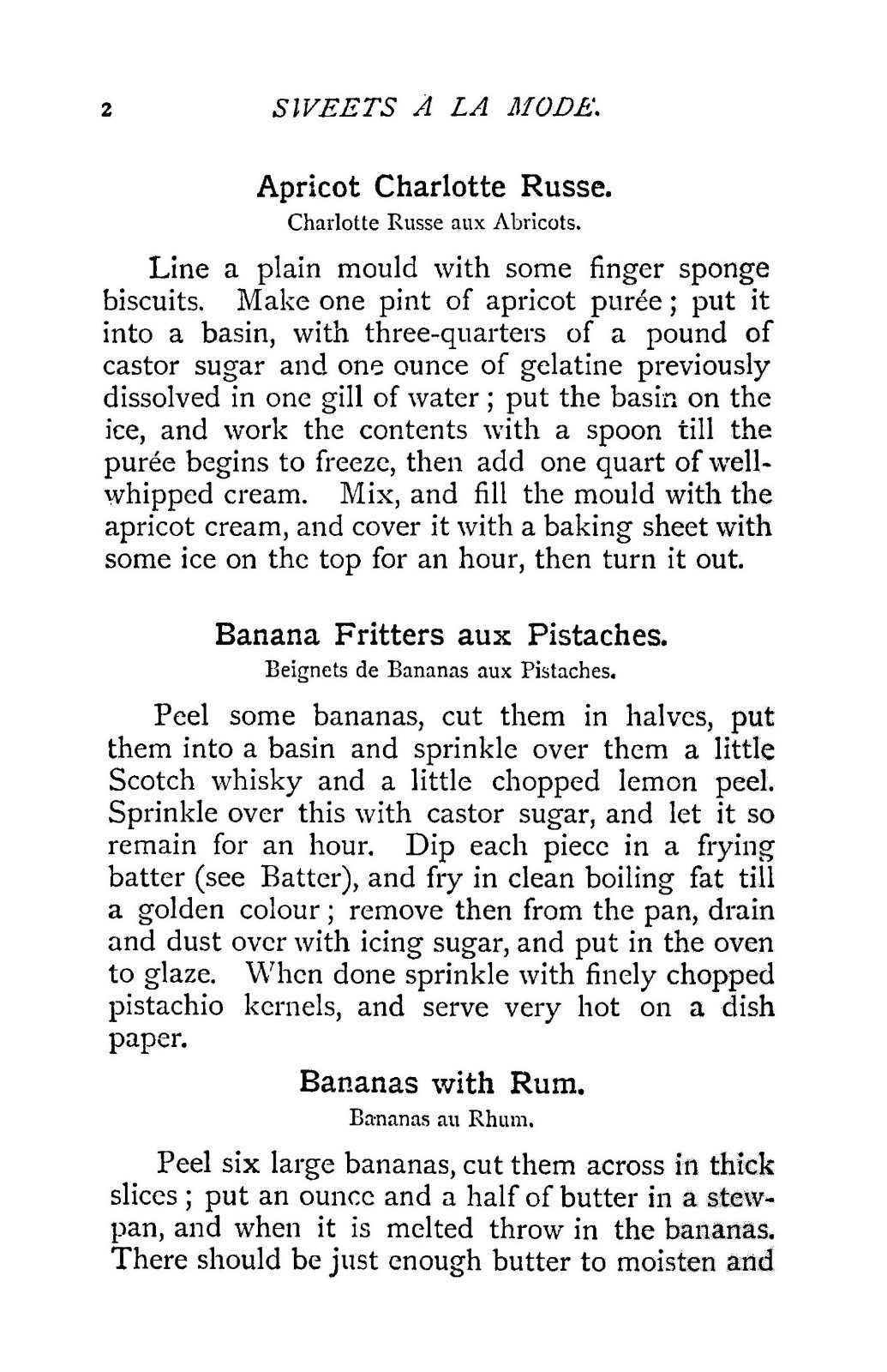1895 Sweets And Supper Dishes À La Mode Vintage Cook Book 82 Pages