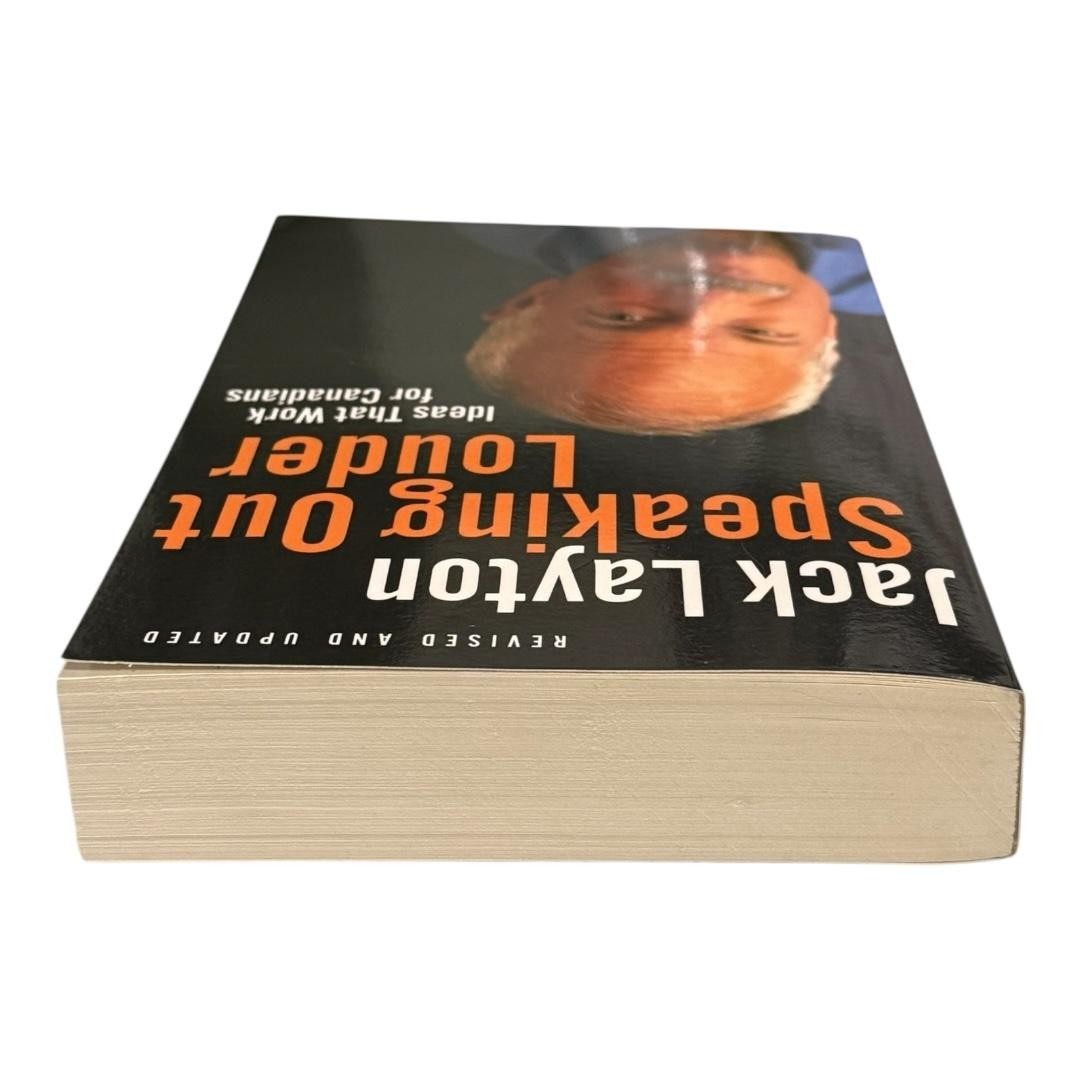 Speaking Out Louder Jack Layton Paperback Revised Updated Canadian Politics