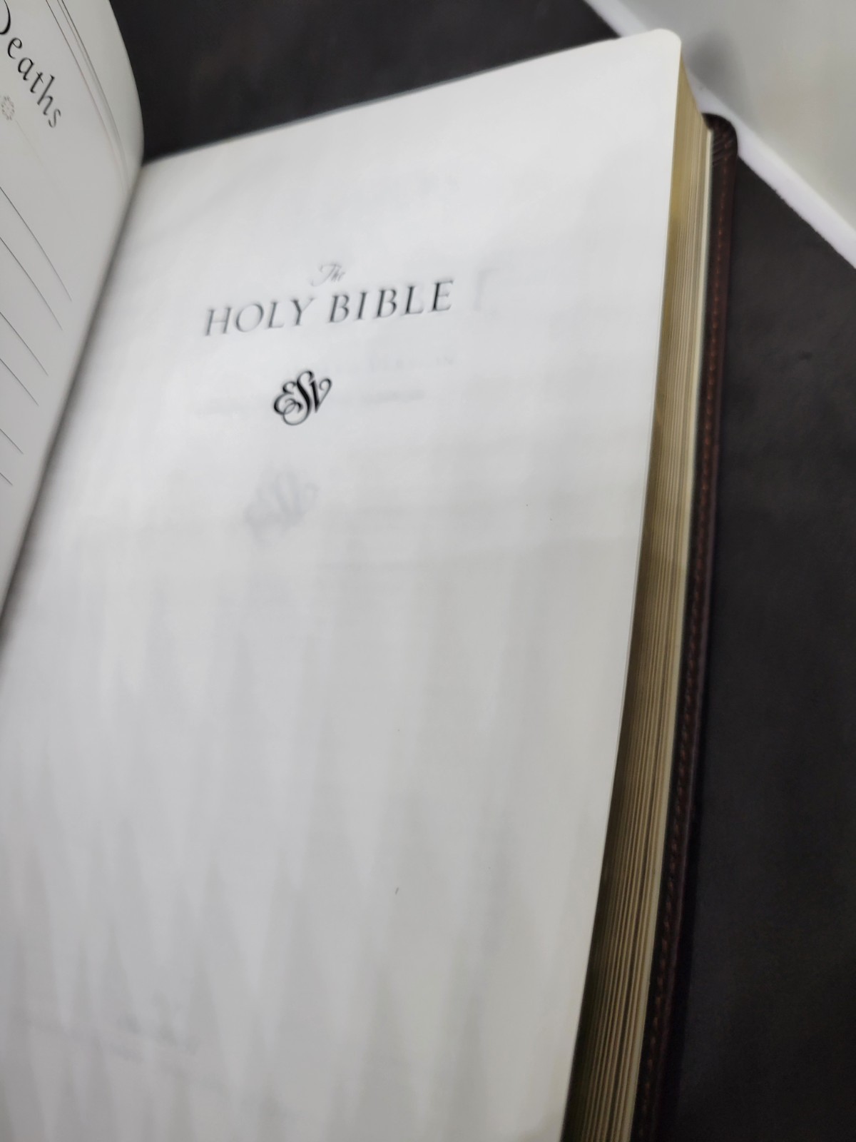ESV THINLINE BIBLE TRUTONE Crossway Bibles Holy Bible
