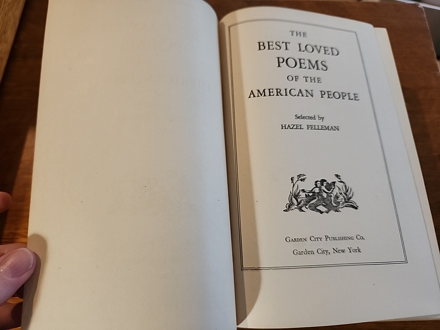 1936 Best Loved Poems of the American People, Selected By Hazel Felleman