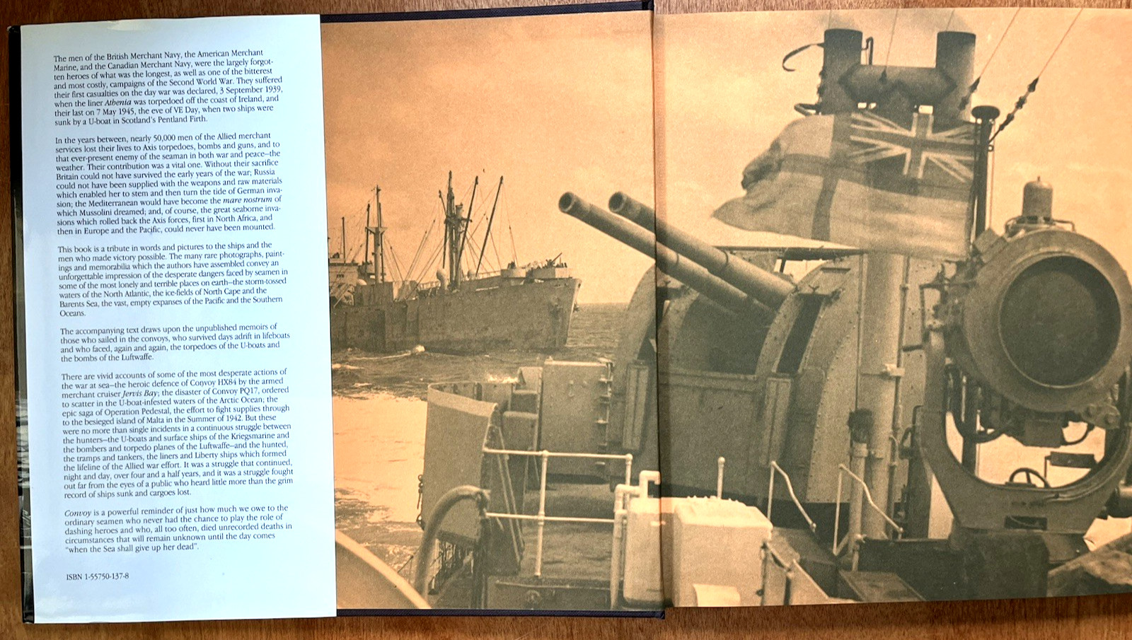 Convoy: Merchant Sailors at War 1939 – 1945 (1975, HCDJ) Like New