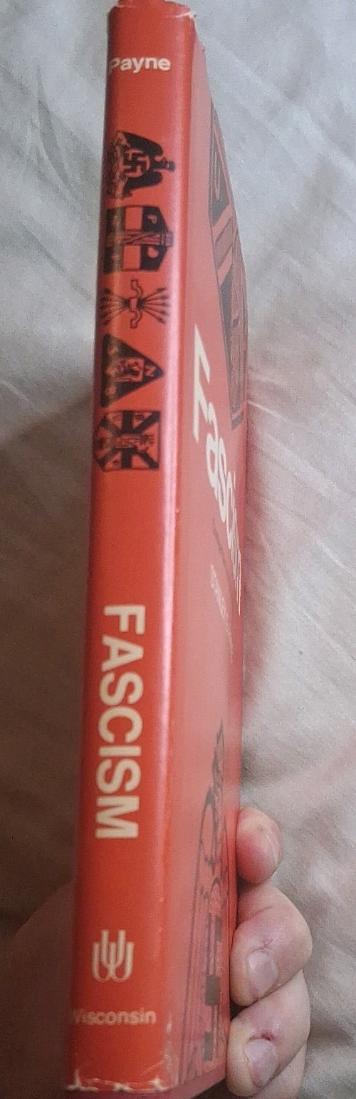 Fascism: Comparison & Definition 1980 Stanley G. Payne HC/DJ 1st Print Wisconsin