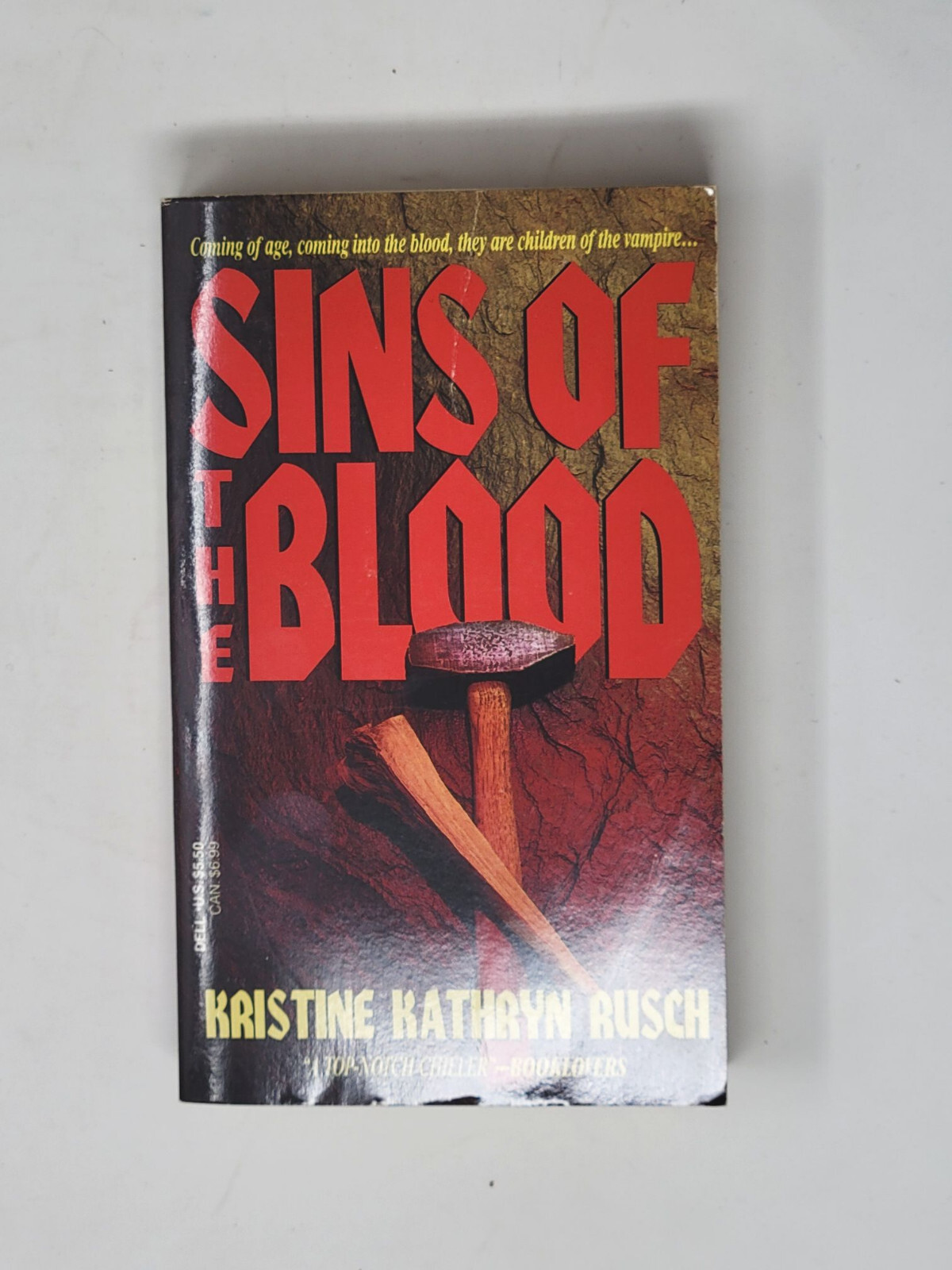 KRISTINE KATHRYN RUSCH SIGNED DELL ABYSS 1ST – Sins of the Blood