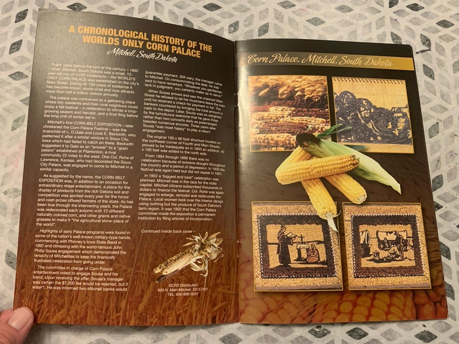 World’s Only Corn Palace : Mitchell, South Dakota 2009 Booklet Travel Tourism