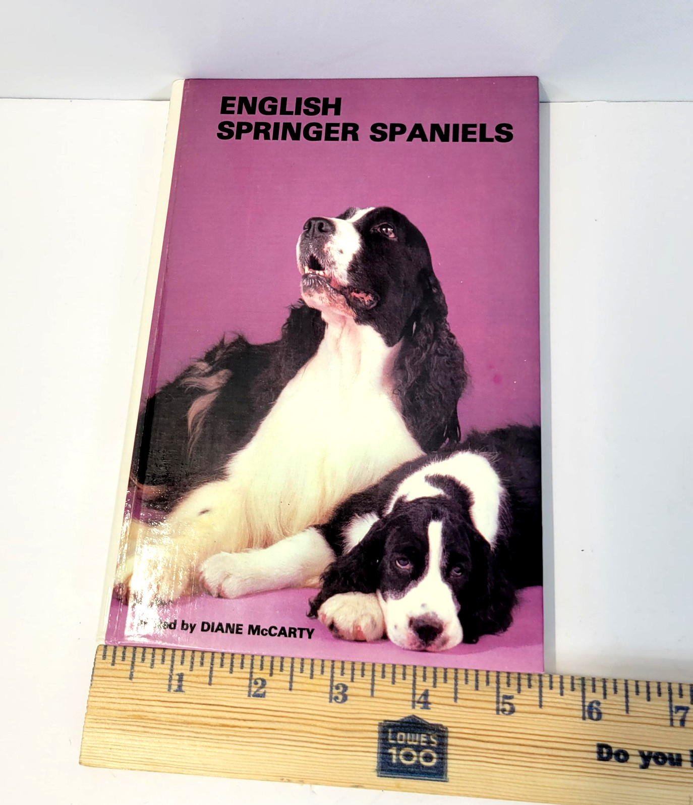 Vintage English Springer Spaniels Diane McCarty T.F.H. Purple HC Dog Care 1983