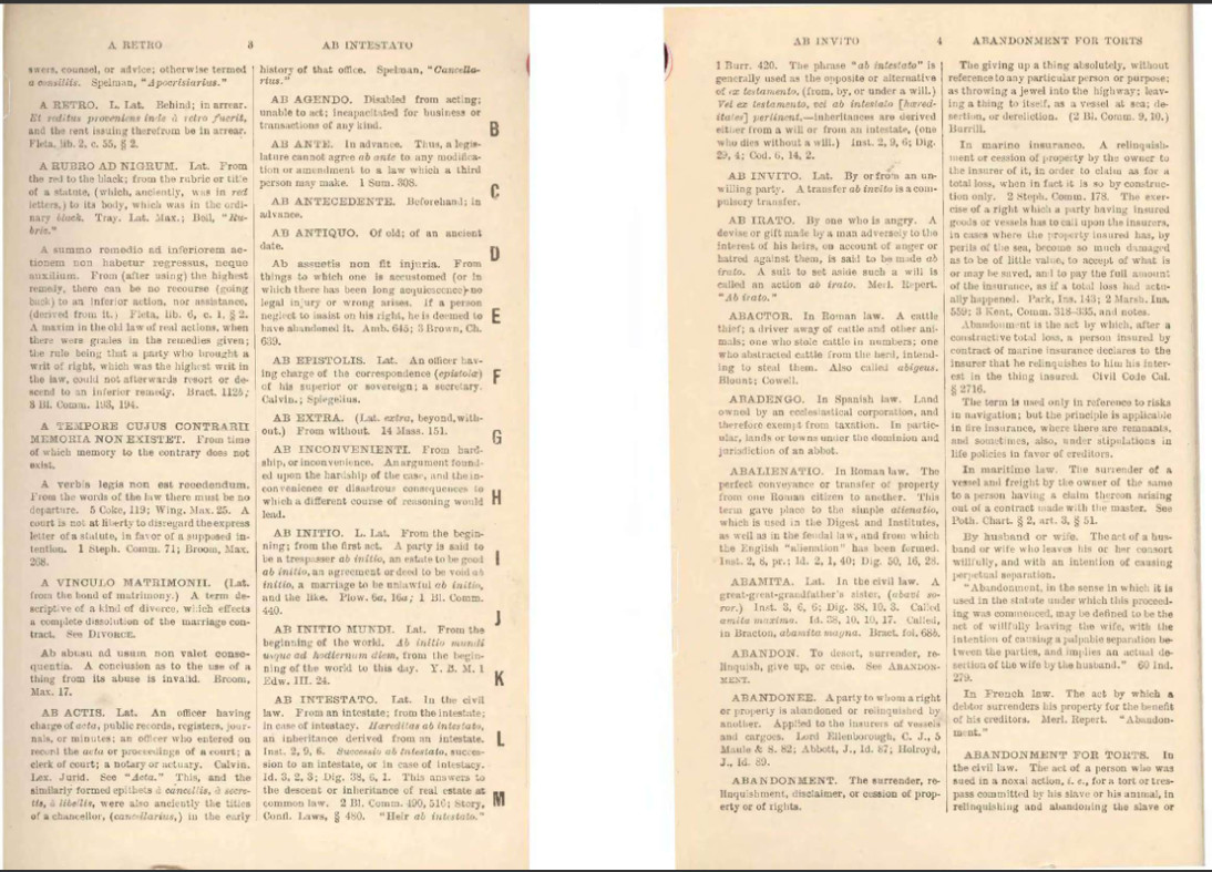 Black’s Law Dictionary, First Edition (1st Edition 1891) – PDF E-Book on CD-ROM