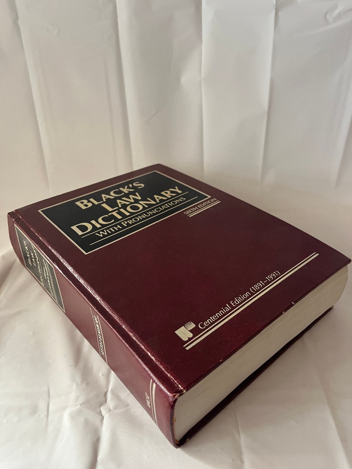 Black’s Law Dictionary Henry Campbell Black 1990 Sixth Ed Centennial West