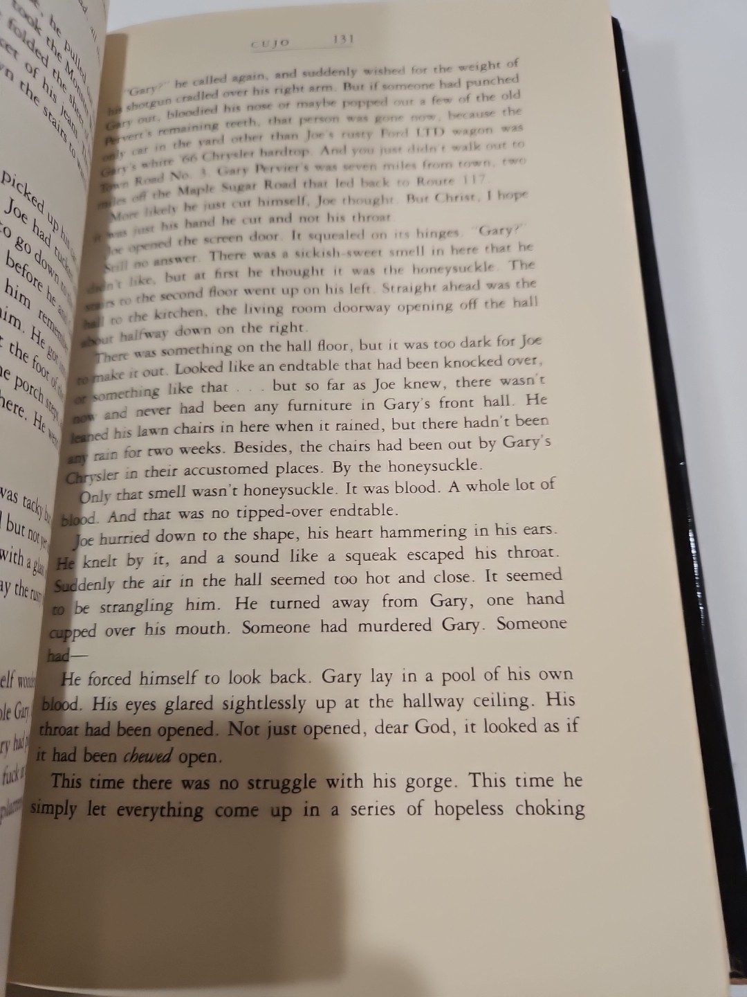STEPHEN KING CUJO 1981 HCDJ TRUE 1ST EDITION $13.95 ON DJ FLAP READ DESCRIPTION