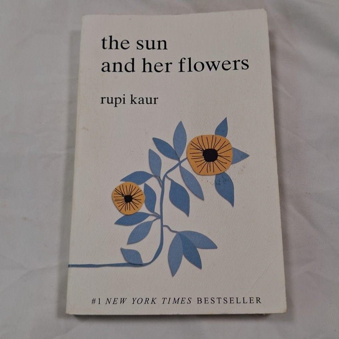 The Sun And Her Flowers, Rupi Kaur Paperback Andrews McMeel 2017 White Poetry