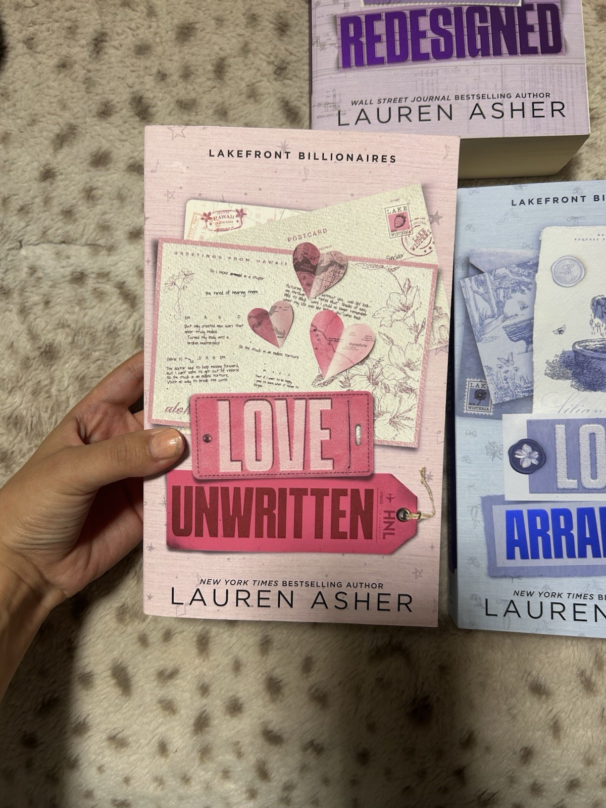 SIGNED Lakefront Billionaires 3 books by Lauren Asher
