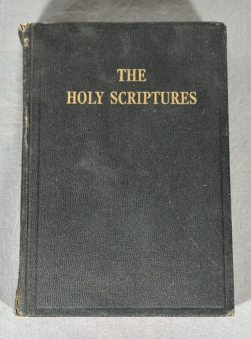 Holy Scriptures Bible 1956 Jewish Publication Society 1917 Religion READ