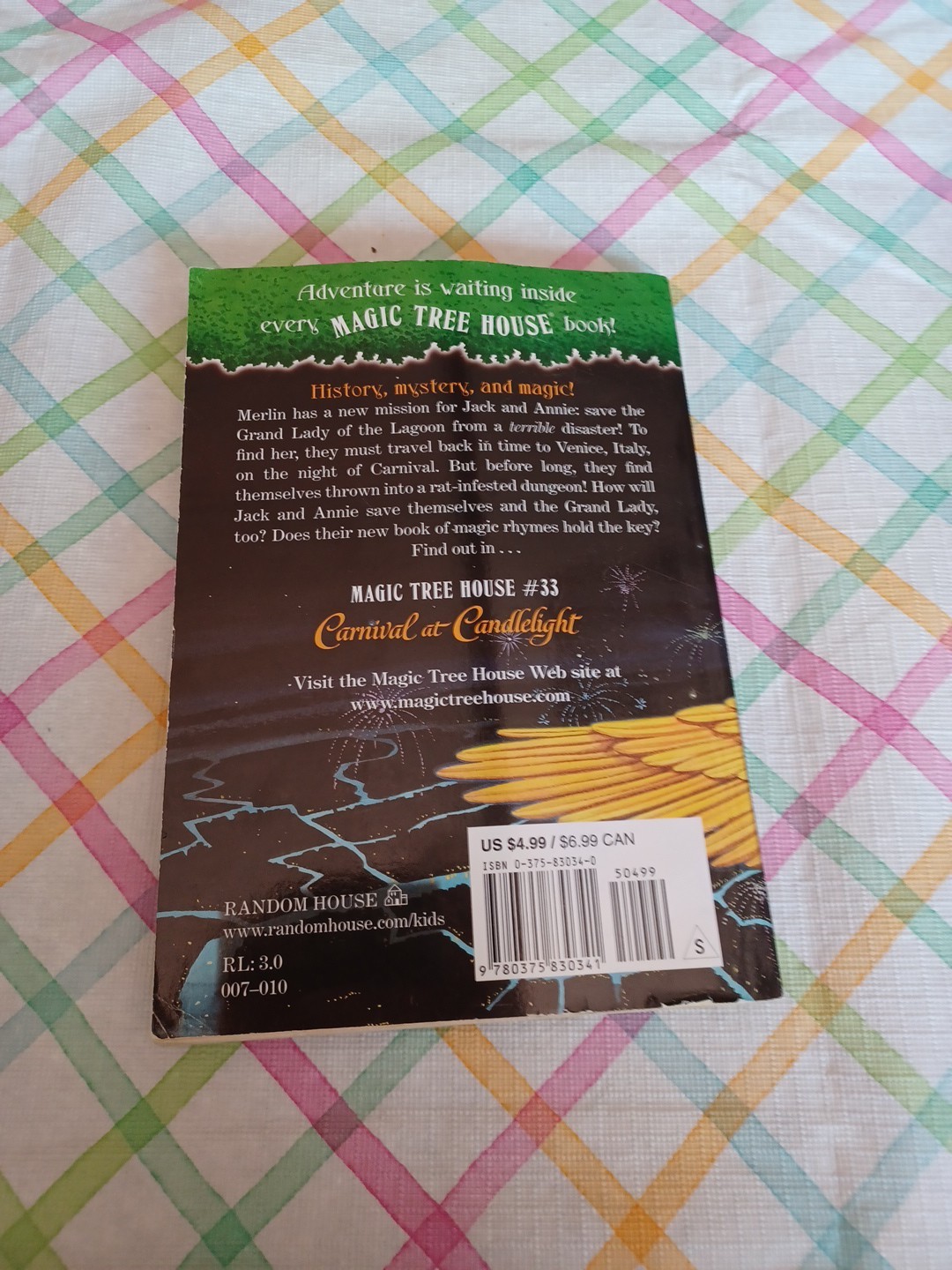 Magic Tree House #33: Carnival at Candlelight – Paperback