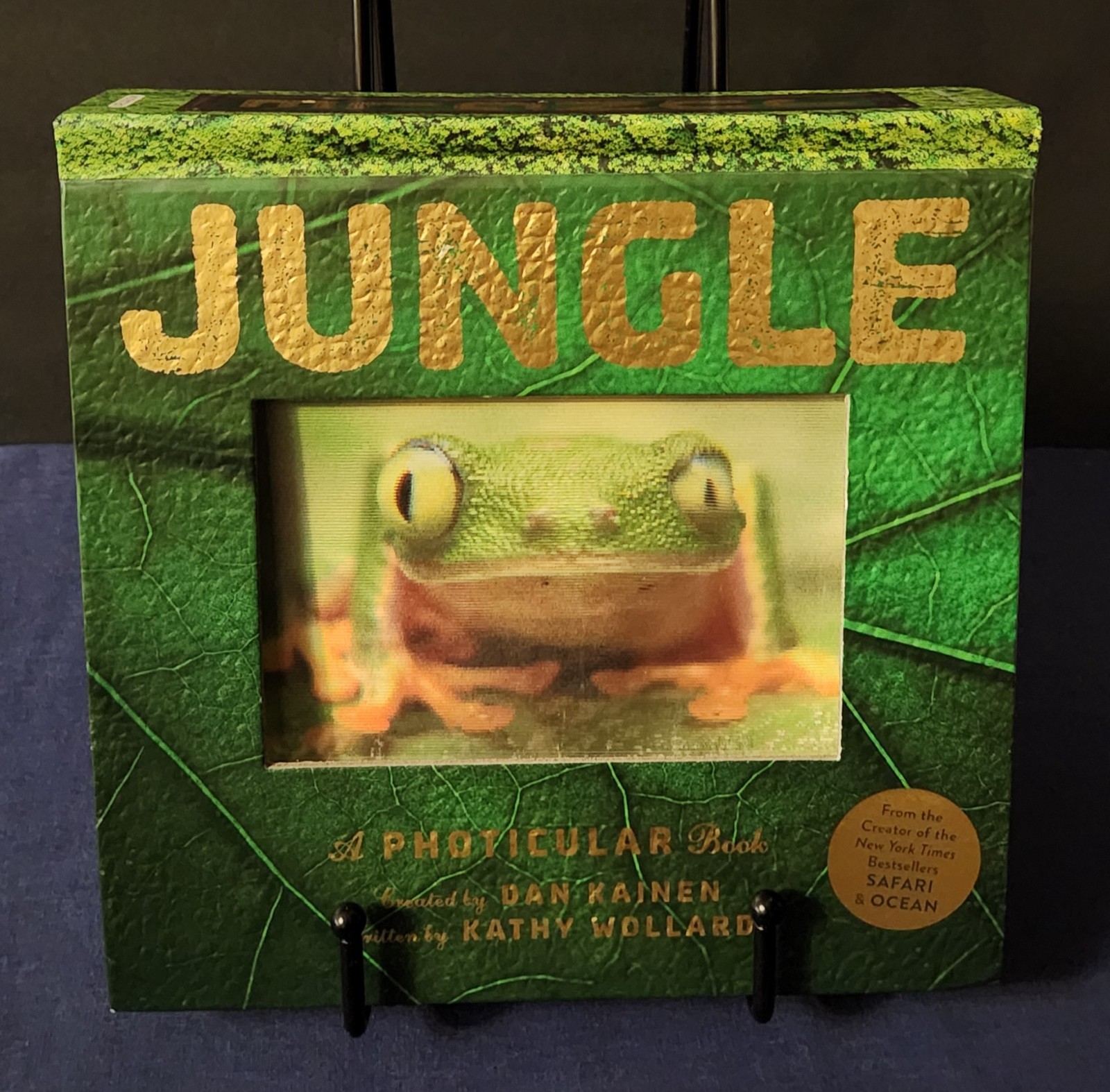 Set of 4 Dan Kainen Photicular Books Jungle Wild Ocean Outback Motion Rare