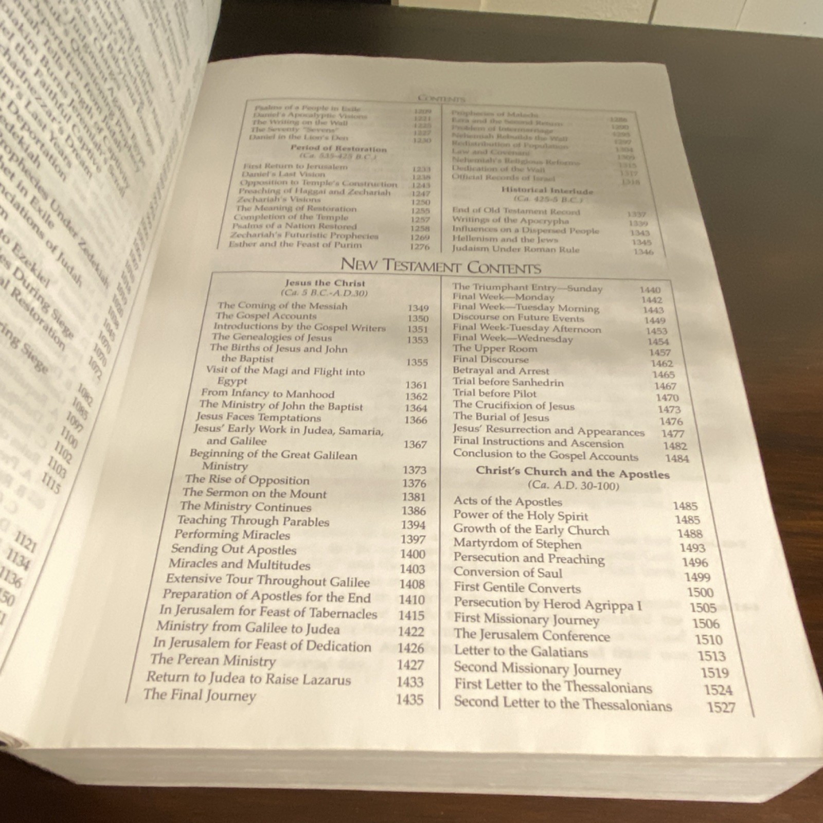 F. Lagard Smith The Daily Bible NIV Chronological 365 Readings PB 1990