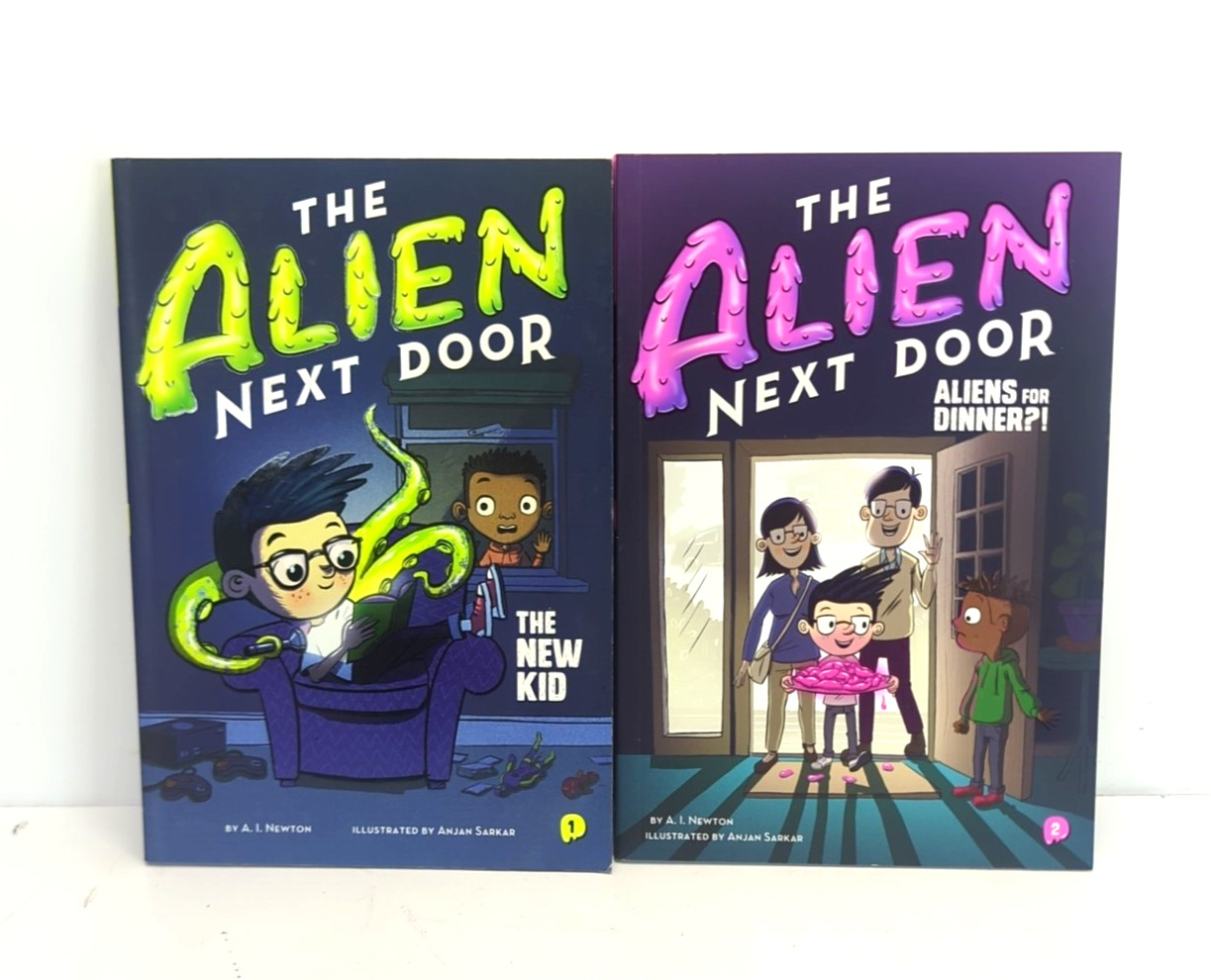 Little Bee Books The Alien Next Door By A.I. Newton Lot of 9 Kids Books Used