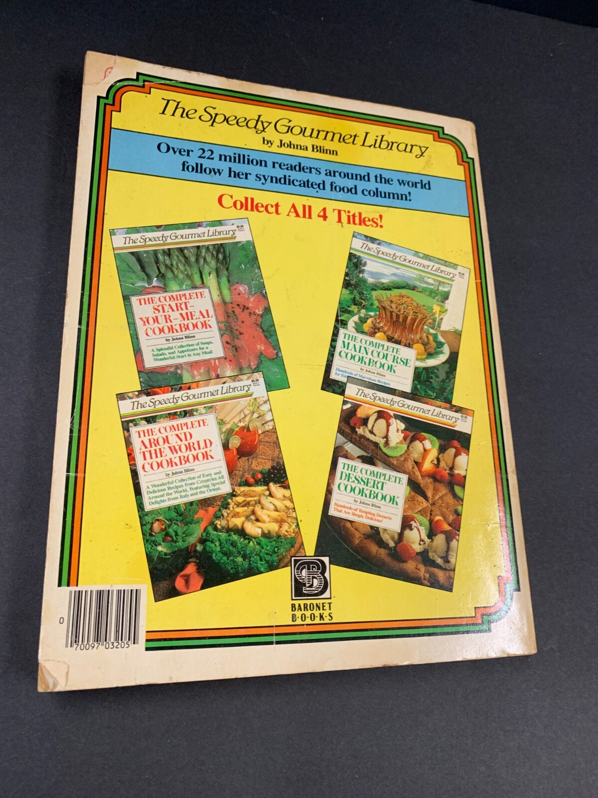 The Speedy Gourmet Library Paperback Cookbook