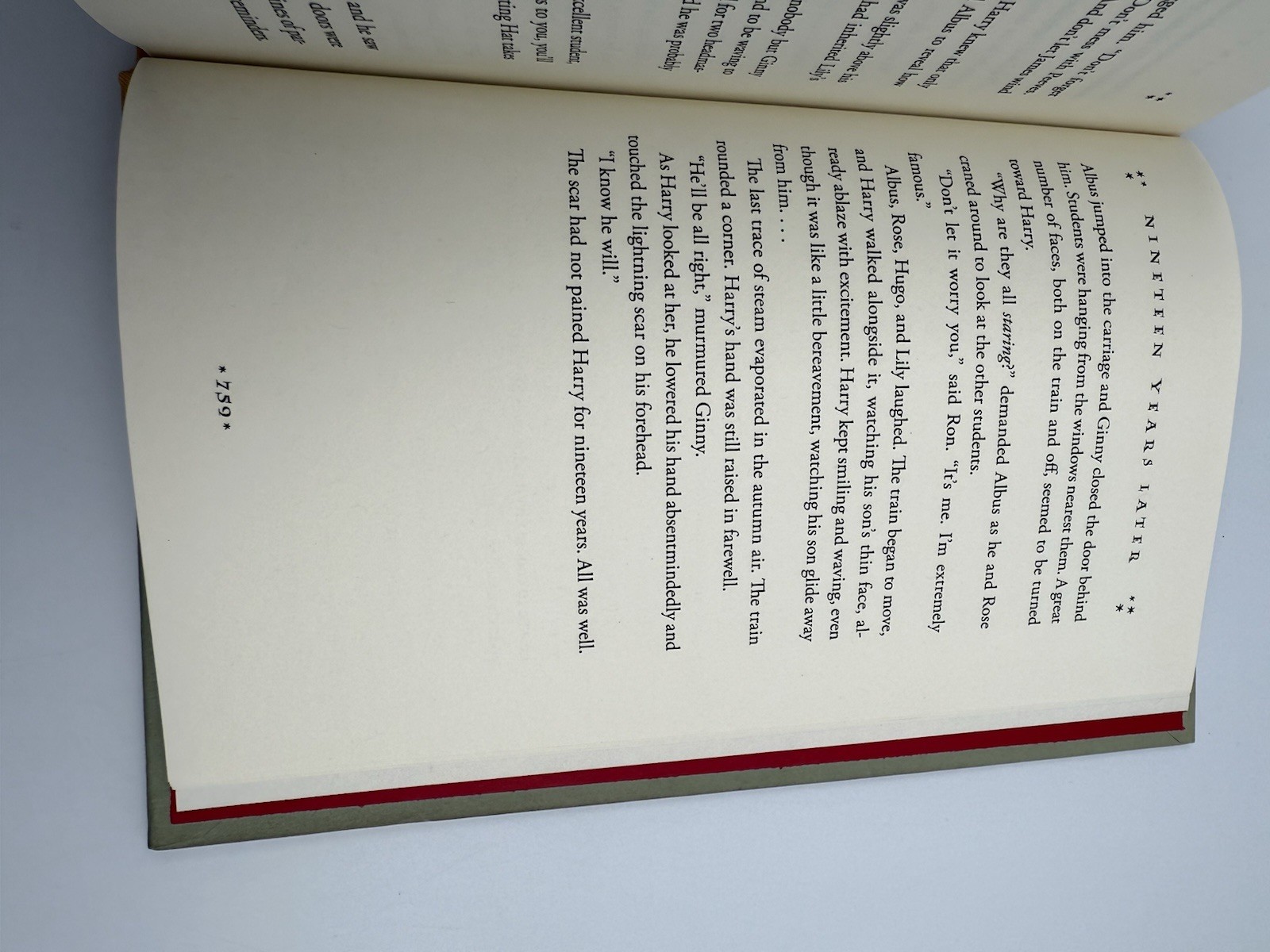Harry Potter Deathly Hallows 1st Edition 1st Print 759 Error Hardcover
