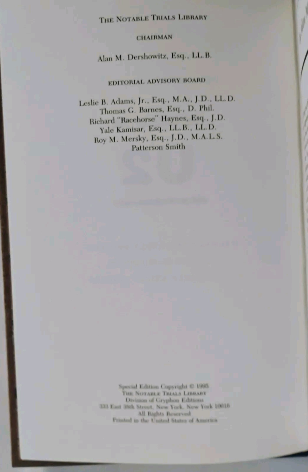 The Trial of the U2, gryphon notable trials library, history, military plane HC