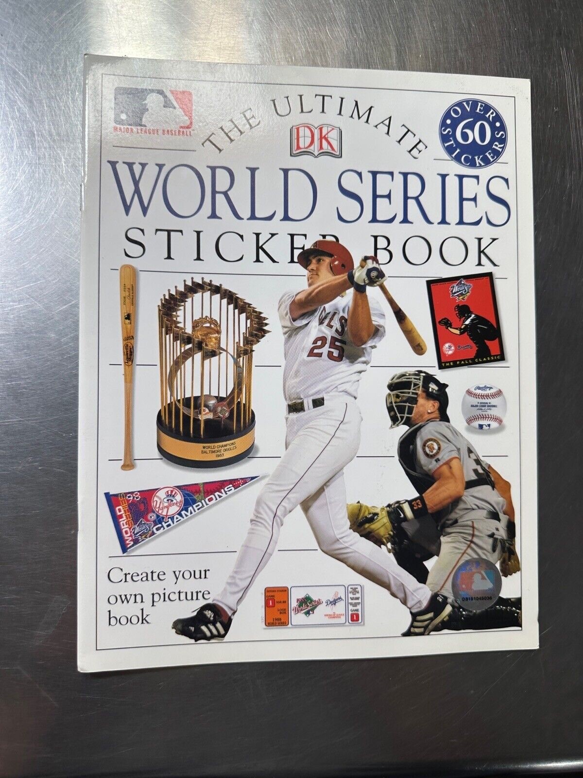 DK Ultimate World Series Sticker Book MLB Baseball 60+ Stickers New