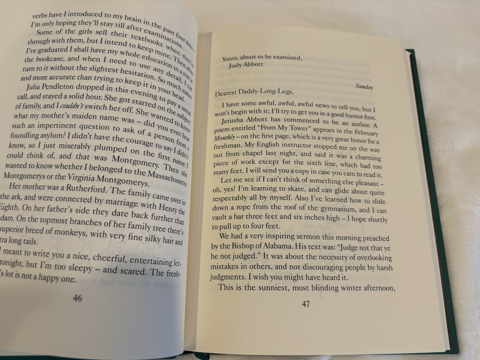 Daddy-Long-Legs by Jean Webster, Hardcover