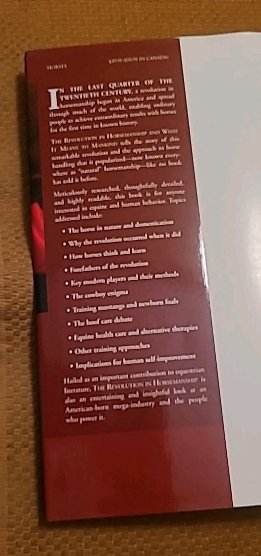 SIGNED Revolution in Horsemanship Limited Edition: And What It Means HARDCOVER
