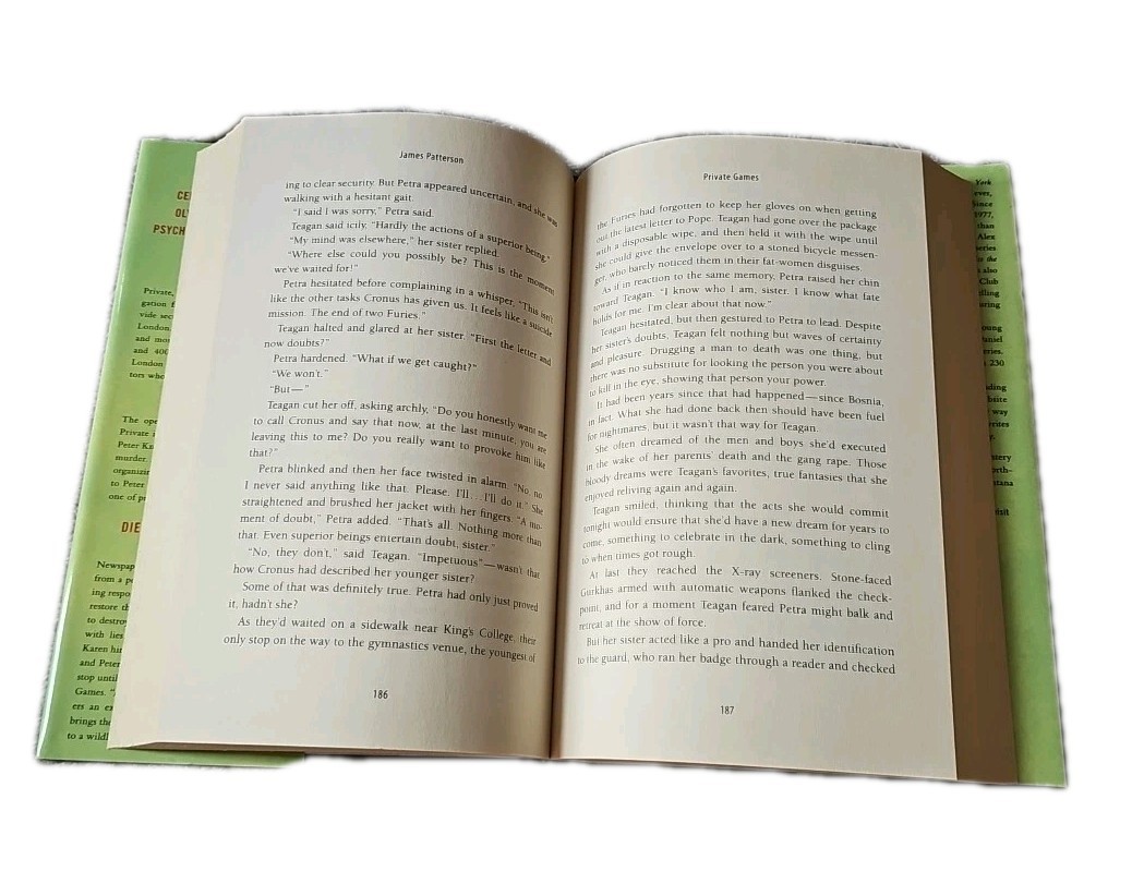 Private Games by Mark Sullivan and James Patterson (2012, Hardcover)