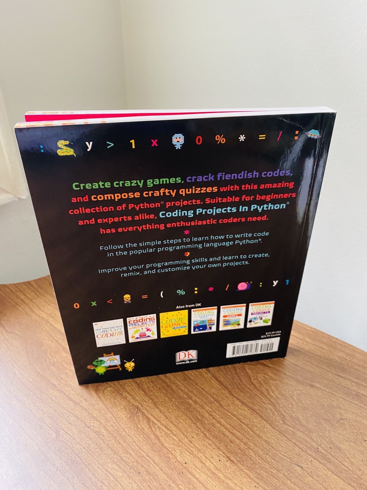 Computer Coding for Kids Ser.: Coding Projects in Python by DK (2017, Trade…