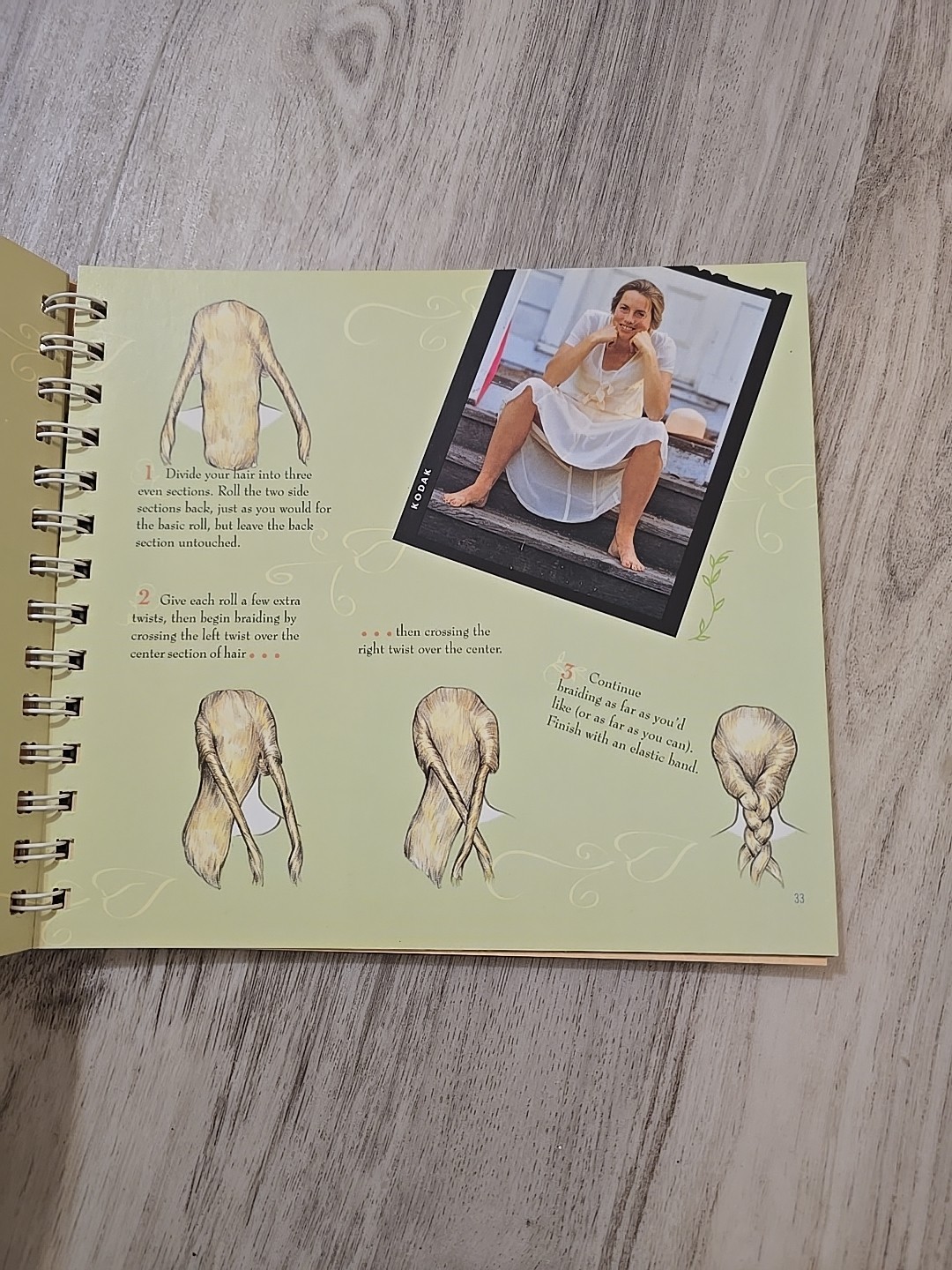 KLUTZ Hair A Book of Braiding and Styles Anne Akers Johnson Vtg Guide How To