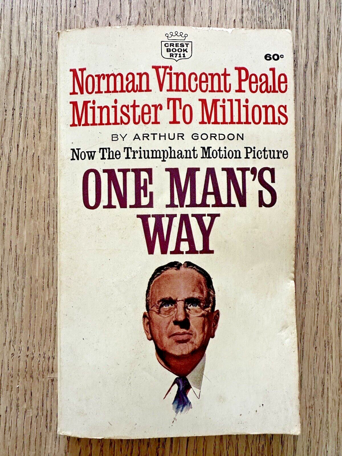 Vintage Paperback Norman Vincent Peale Minister to Millions By Arthur Gordon