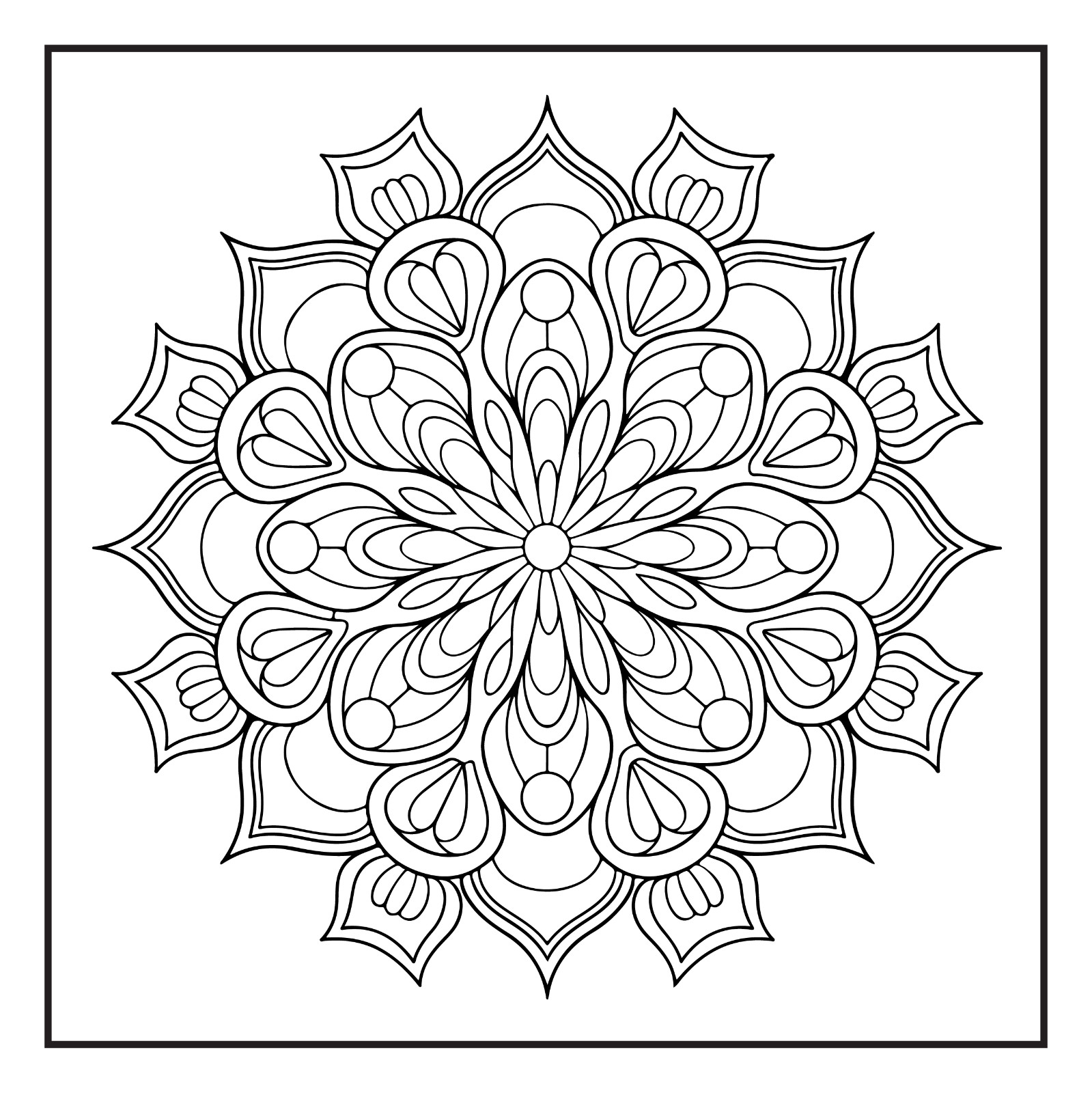 Rockridge Press Mindfulness Mandalas Coloring Book Spiral Bound Coloring Book